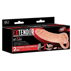 NMC Gaine de pénis + masturbateur Extendor 7 - 16 x 4.5cm